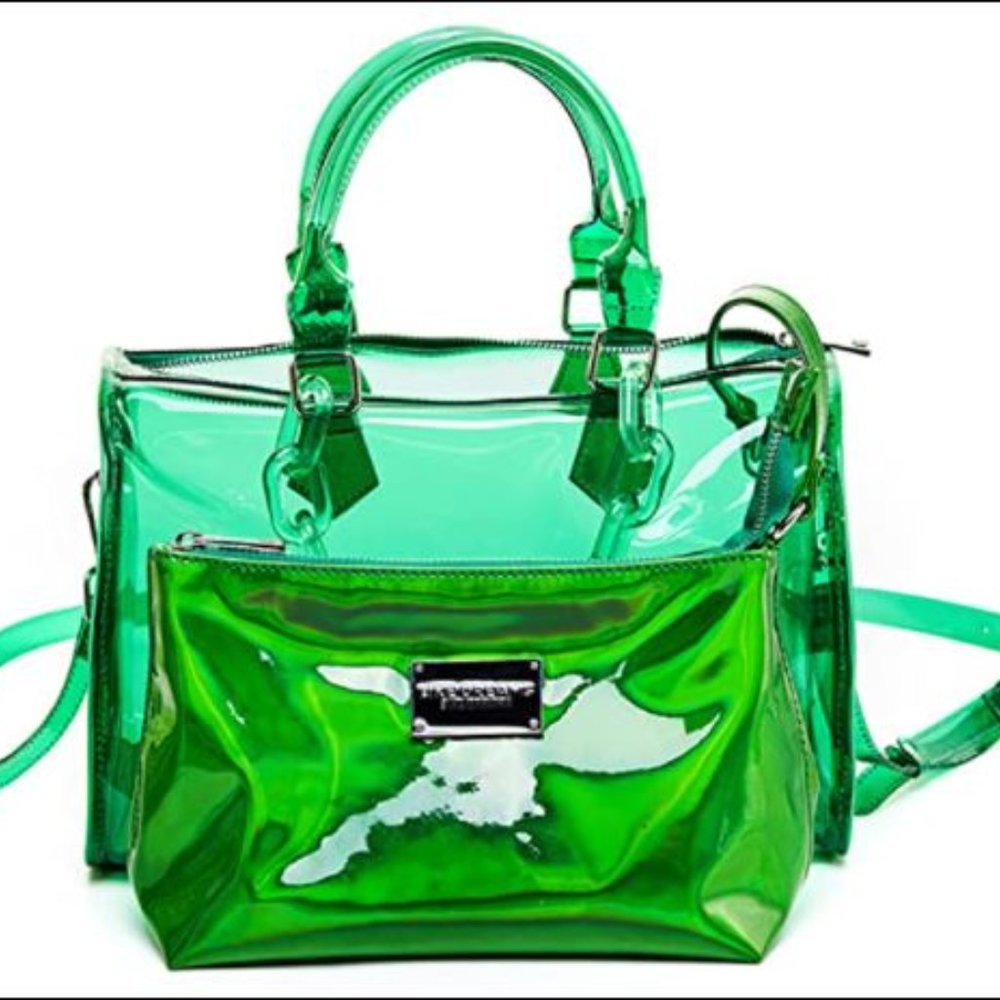 Transparent Boston Satchel set